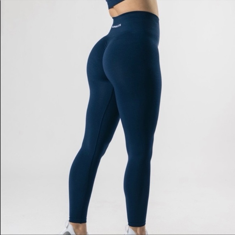 Alphalete Amplify Leggings | Tuxedo Blue